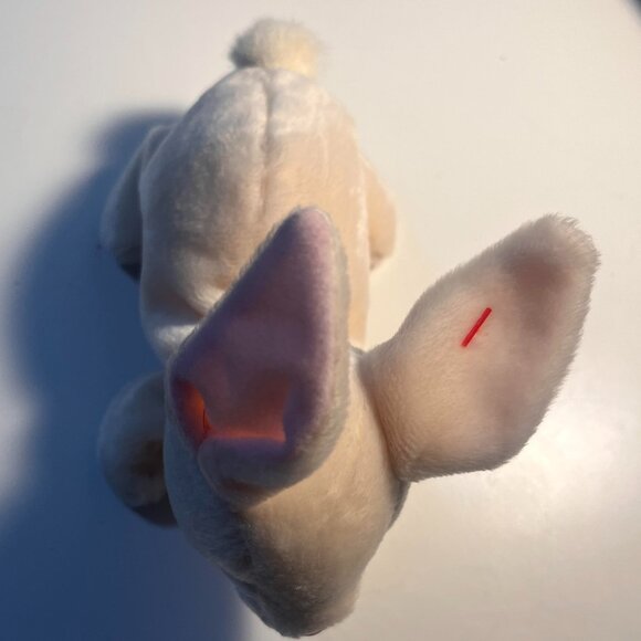 TY Beanie Baby Nibbler the Bunny Rabbit Plush - Picture 2 of 5